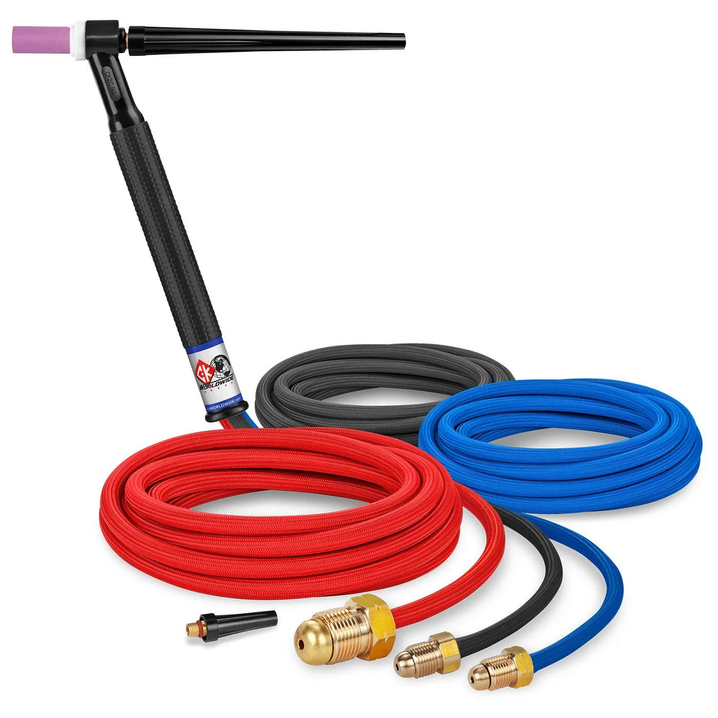 CK Worldwide CK20, 250A Water Cooled Super Flex TIG Torch with Flex Head