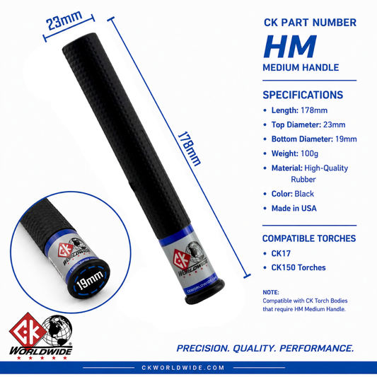CK Worldwide Medium Torch Handle for CK17, CK150 Torches (HM)