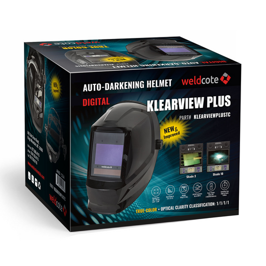 Weldcote KLEARVIEW PLUS Digital Auto-Darkening Helmet