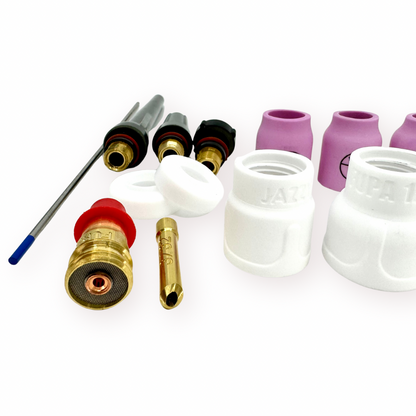Weldmonger® Navigator Ceramic Gas Lens Kit for 17/18/26 Style Torches