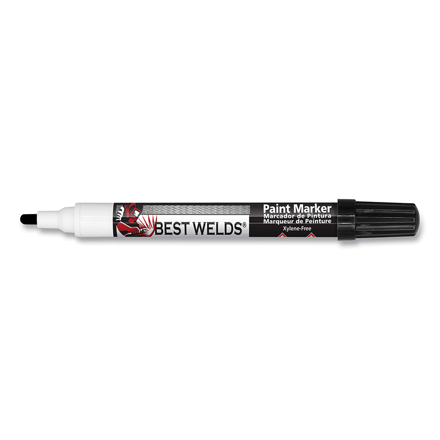 BEST WELDS Prime-Action Paint Marker, Reversible Chisel/Bullet Tip