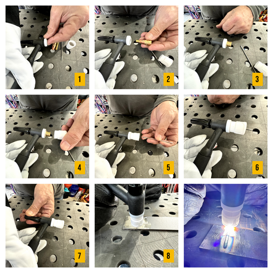 Furick Glass/Ceramic Cup Adapter Kit - for 17,18,26 Style Torches