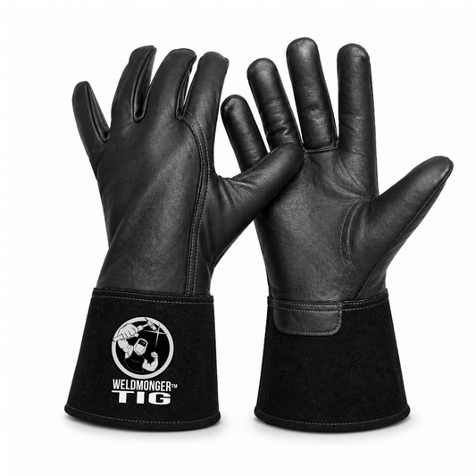 Weldmonger® TIG Welding Gloves 3" Cuff,  Black