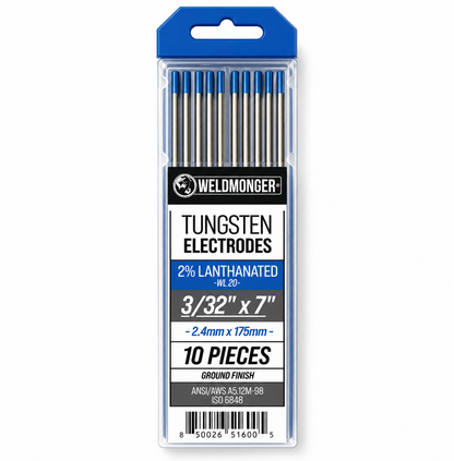 Weldmonger® 2% Lanthanated Tungsten, 10 Pack