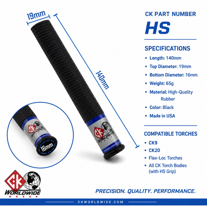 CK Worldwide Small Torch Handle for CK9, CK20 & Flex-Loc™ Torches (HS)
