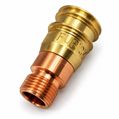 Furick Stubby Gas Lens For 17/18/26 Torches, Spare O'Rings