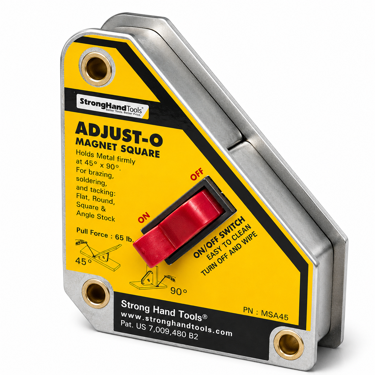 Strong Hand Tools Adjust-O Magnet Square