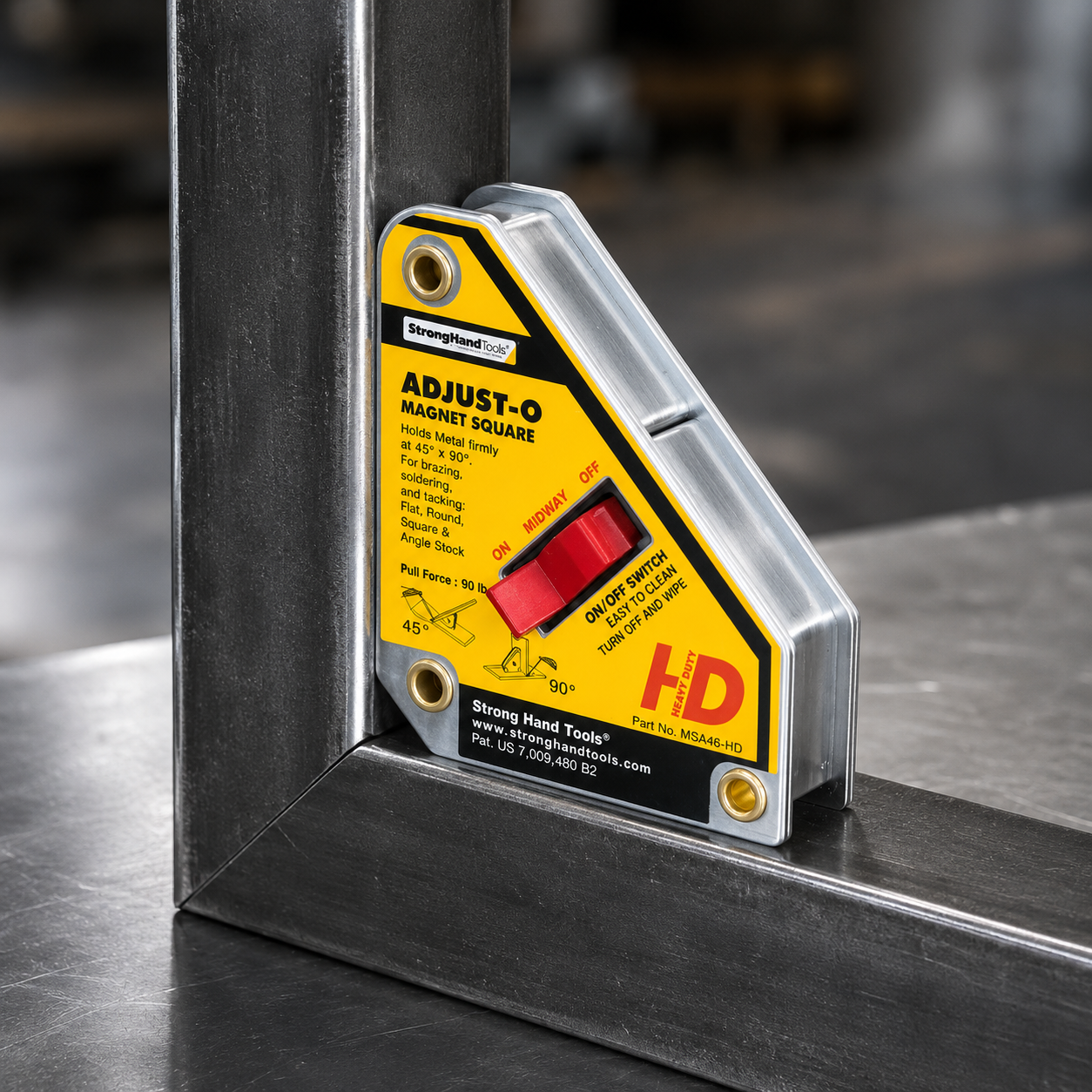 Strong Hand Tools Adjust-O Magnet Square