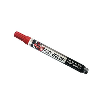 BEST WELDS Prime-Action Paint Marker, Reversible Chisel/Bullet Tip