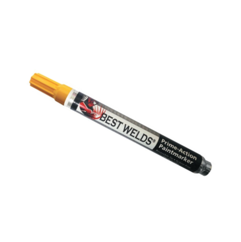BEST WELDS Prime-Action Paint Marker, Reversible Chisel/Bullet Tip