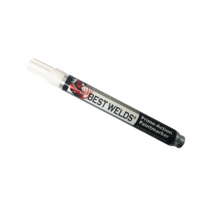 BEST WELDS Prime-Action Paint Marker, Reversible Chisel/Bullet Tip