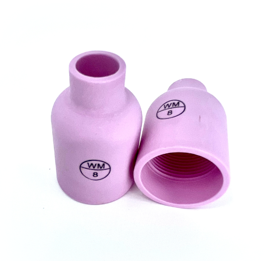 Weldmonger® Large Diameter Alumina Cups - Size: #8, 10/PK Xref:57N74