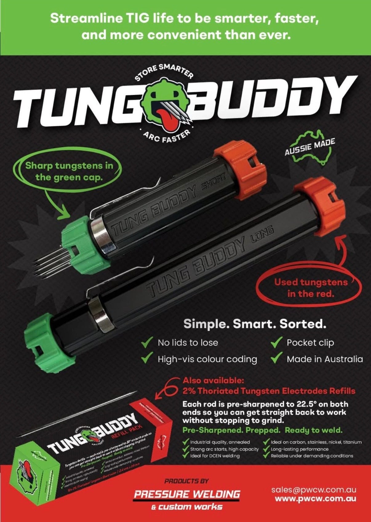 Tung Buddy Long, Tungsten Carry Case