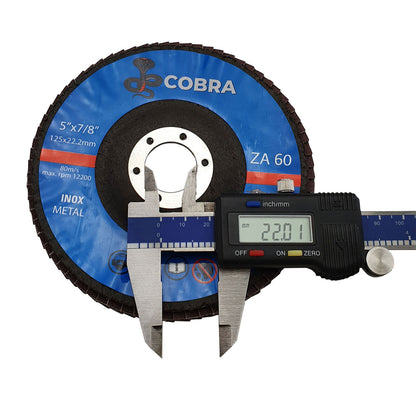 COBRA 5" / 125mm Flap Disc, 10 Pack