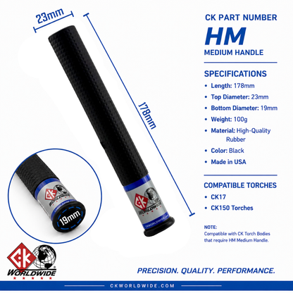 CK Worldwide Medium Torch Handle for CK17, CK150 Torches (HM)