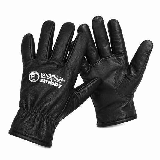 Weldmonger® Stubby TIG Welding Gloves, Black