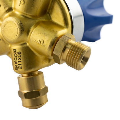 COBRA Argon Regulator / Flowmeter - Side Entry Welding 0 - 30 LPM