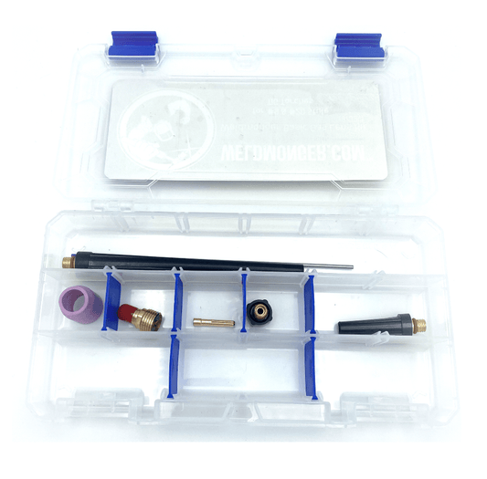 CK Worldwide / Weldmonger® Basic 3/32'' (2.4mm) #9/20 Gas Lens Kit