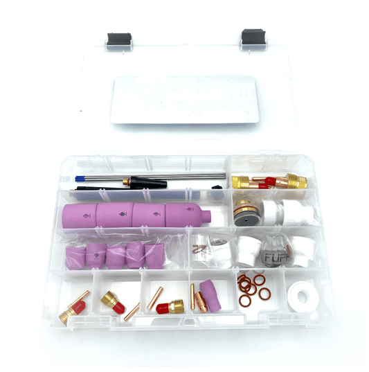 Weldmonger® TIG PRO Kit for #9 and #20 Style Torches (Furick Cup/CK Worldwide Genuine Parts)