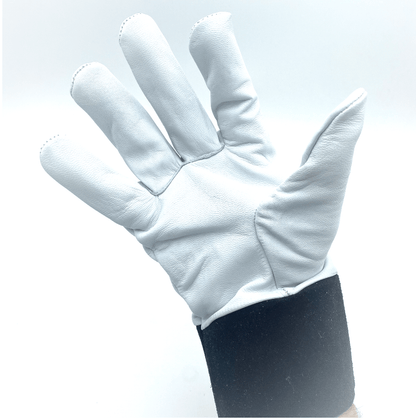 Weldmonger® TIG Welding Gloves - White/Black 2" Cuff