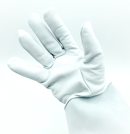 Weldmonger® TIG Welding Gloves - White/Gray 5.9" Cuff