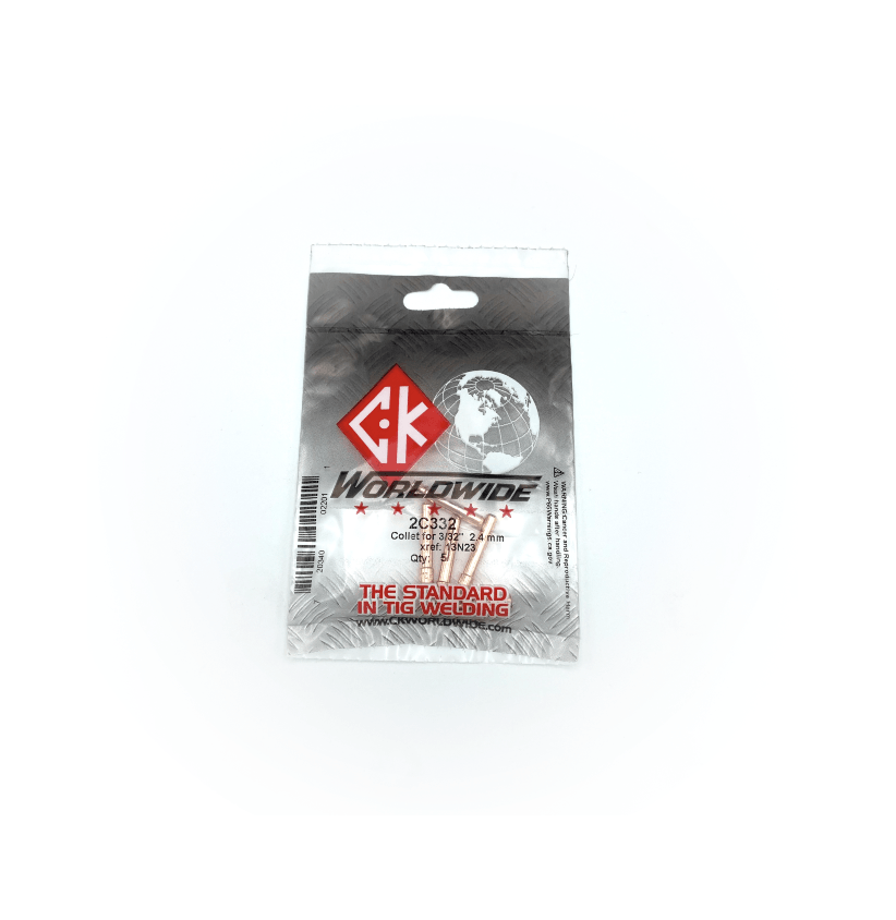 CK Worldwide Collets for 9/20 Torches (Assorted Sizes .020". 0.040", 1/16, 3/32, 1/8) - 5 Pack