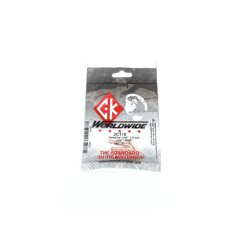 CK Worldwide Collets for 9/20 Torches (Assorted Sizes .020". 0.040", 1/16, 3/32, 1/8) - 5 Pack