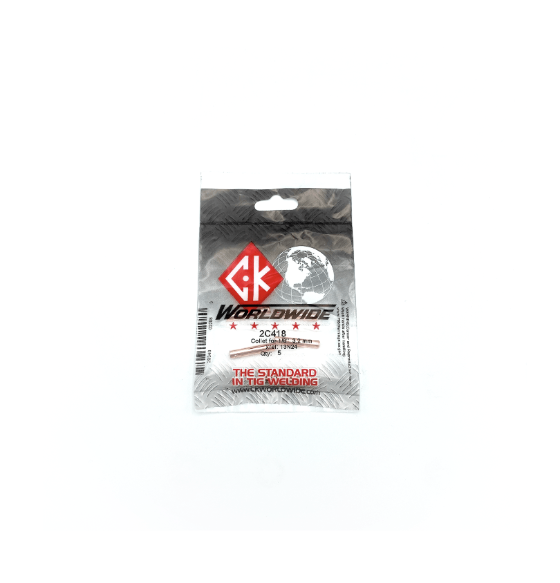CK Worldwide Collets for 9/20 Torches (Assorted Sizes .020". 0.040", 1/16, 3/32, 1/8) - 5 Pack