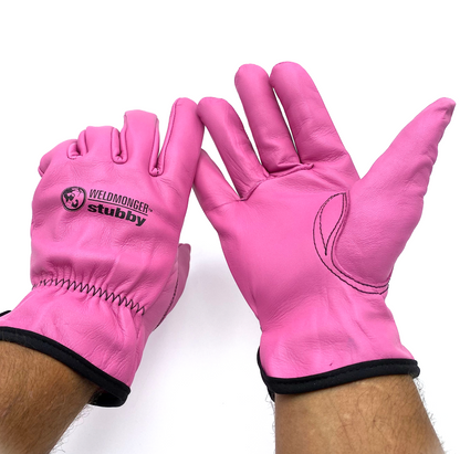 Weldmonger® TIG Welding Gloves - Pink "Stubby®"