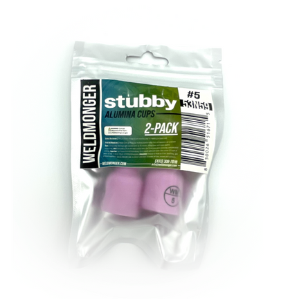 Weldmonger® Stubby Alumina Cups 2/PK