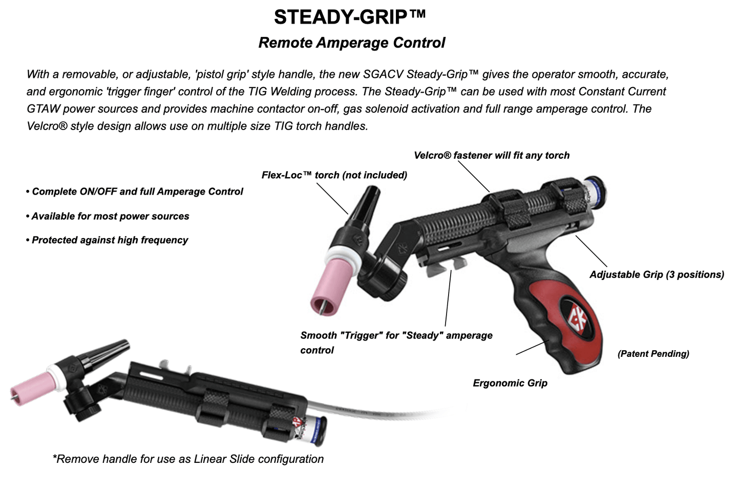 *CK Worldwide | Steady-Grip™ Remote Amperage Control