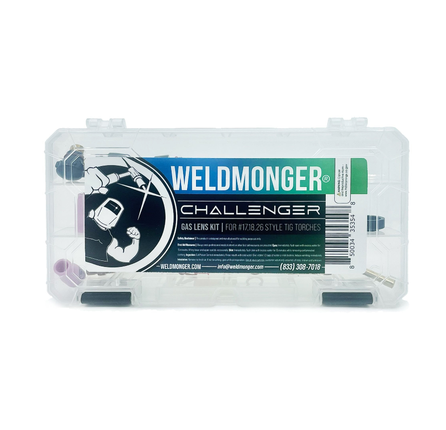 Weldmonger® Challenger TIG Kit for #17/18/26 Torches